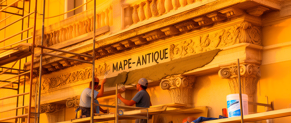 Кейс: реставрация фасада исторического здания составами MAPE-ANTIQUE