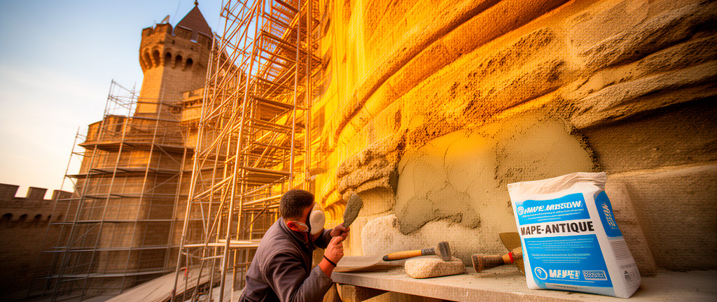 Реставрация исторических зданий: известковые составы MAPE-ANTIQUE Mapei